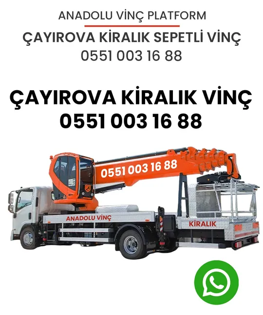 Çayırova kiralık vinç görseli